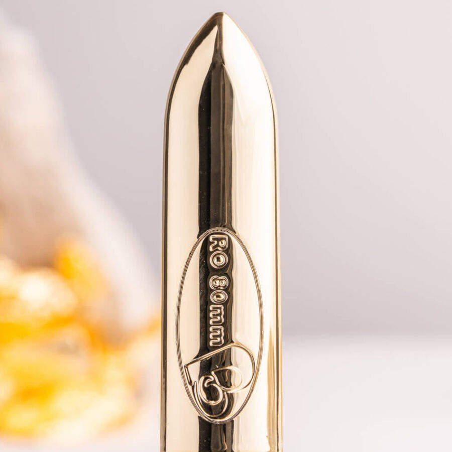 Vibromasseur Bullet RO-80 Champagne Golden Compact Étanche IPX7 - Rocks-Off