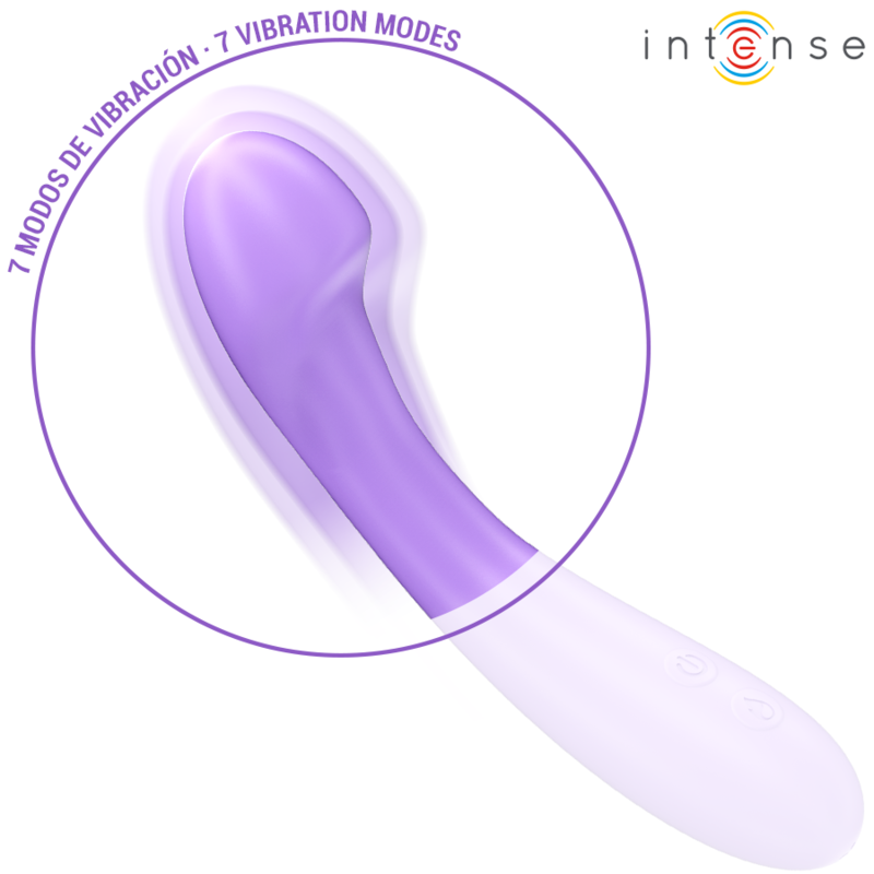 Vibromasseur Chauffant Becky 19 cm 7 Vibrations Rechargeable - Intense