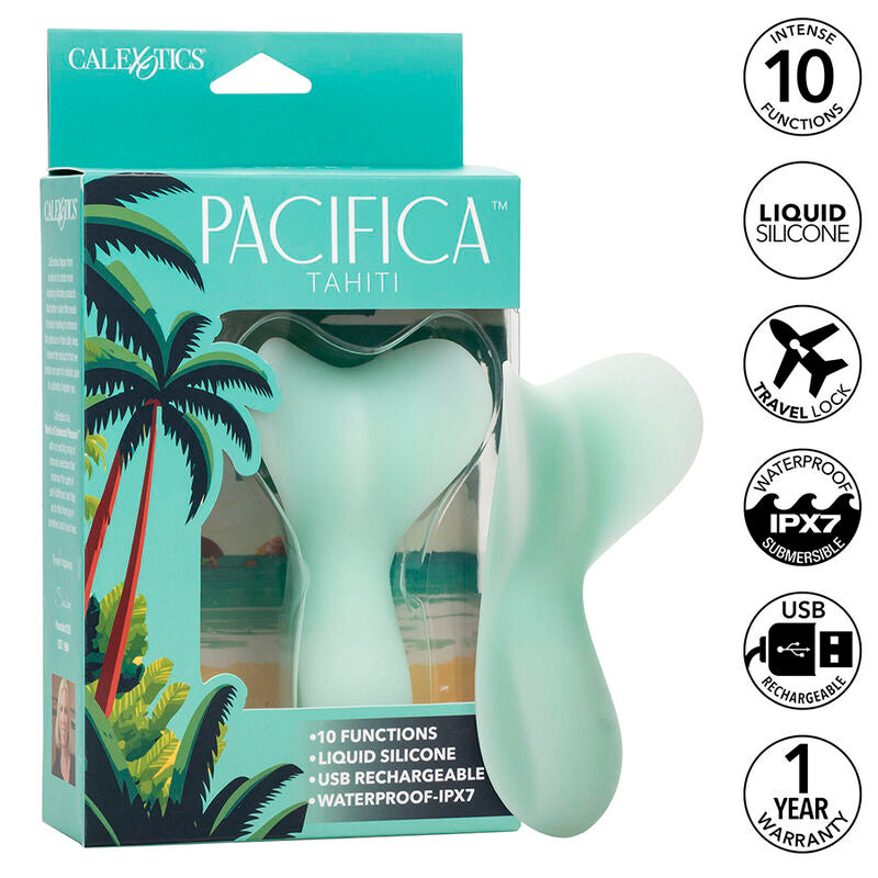 Vibromasseur Clitoridien Pacifica Tahiti Teaser 10 Fonctions Rechargeable - CalExotics