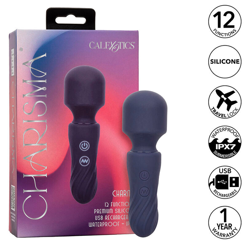 Vibromasseur Compact Charisma Charm 12 Fonctions Étanche USB - CalExotics
