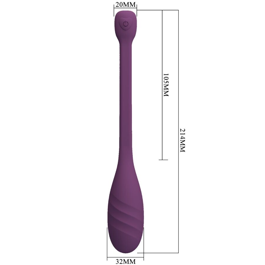 Vibromasseur Connecté Leviathan Tête Bulbeuse 12 Modes Rechargeable - Pretty Love