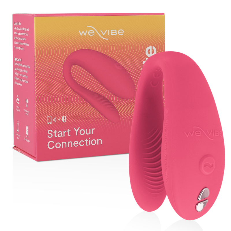 Vibromasseur Couple Connecté Sync Lite Forme en C 10 Modes - We-Vibe