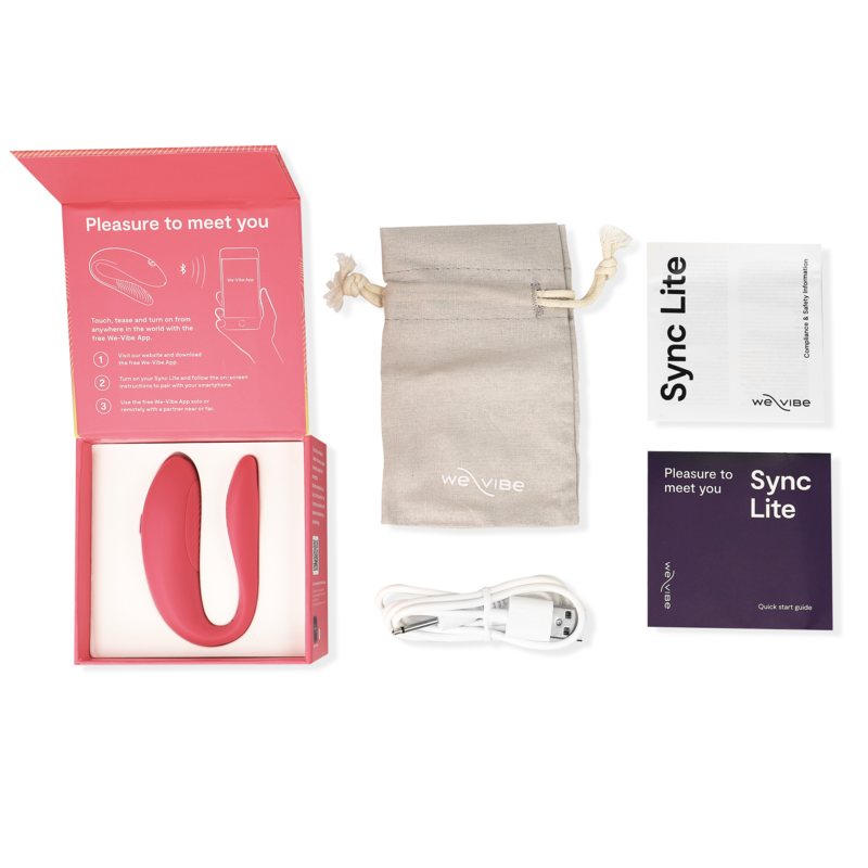 Vibromasseur Couple Connecté Sync Lite Forme en C 10 Modes - We-Vibe