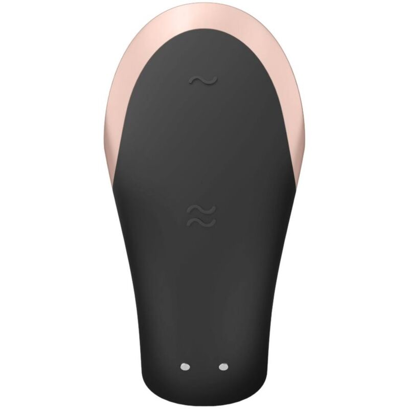 Vibromasseur Couple Double Love Luxe Métal Connecté IPX7 - Satisfyer