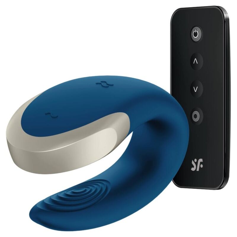 Vibromasseur Couple Double Love Luxe Métal Connecté IPX7 - Satisfyer