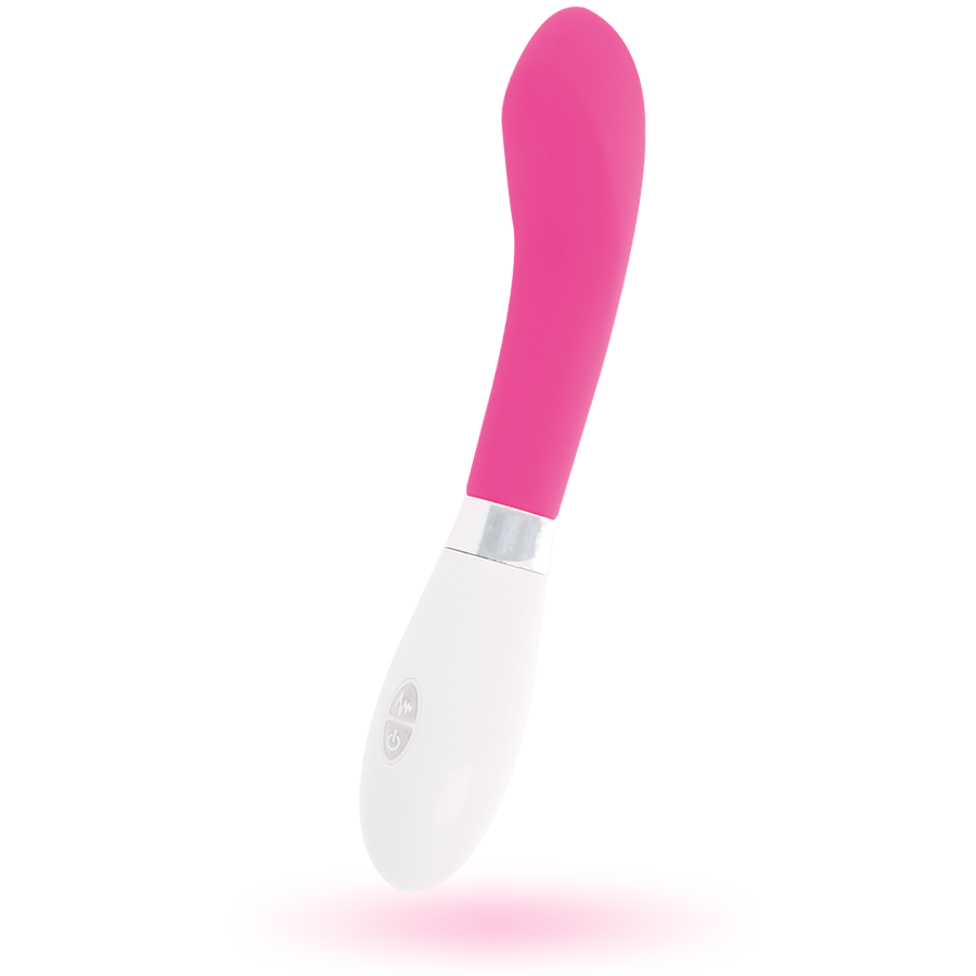 Vibromasseur Courbé John - 10 Modes Étanche Silicone - Glossy