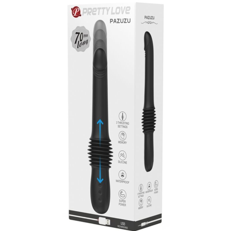 Vibromasseur Culotte Pazuzu Télécommande Sans Fil 10 Modes Rechargeable - Pretty Love