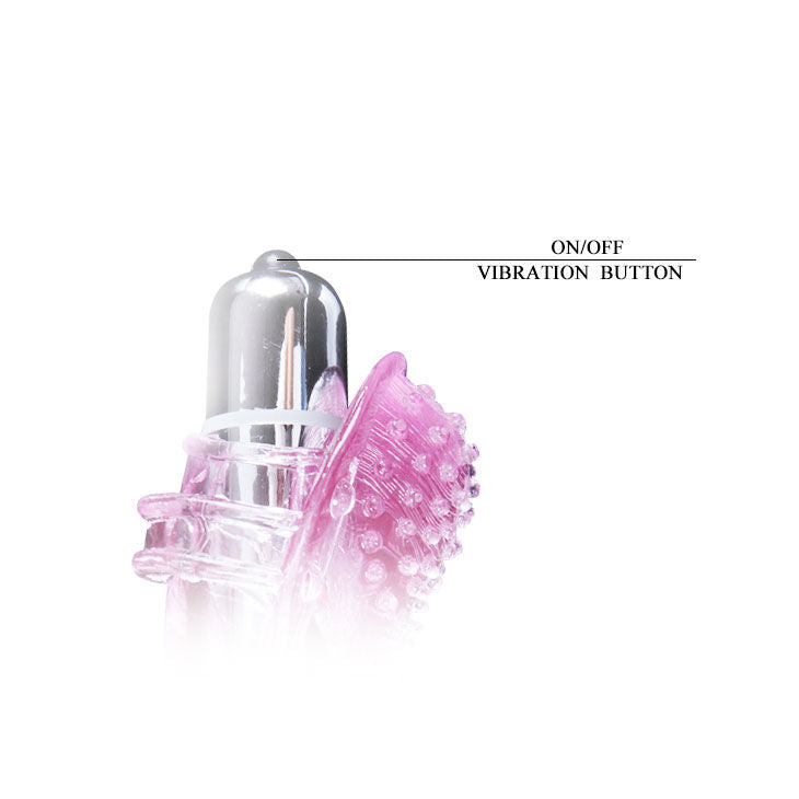 Vibromasseur Doigt Stimulant Texturé 10 Modes Flexible - Baile