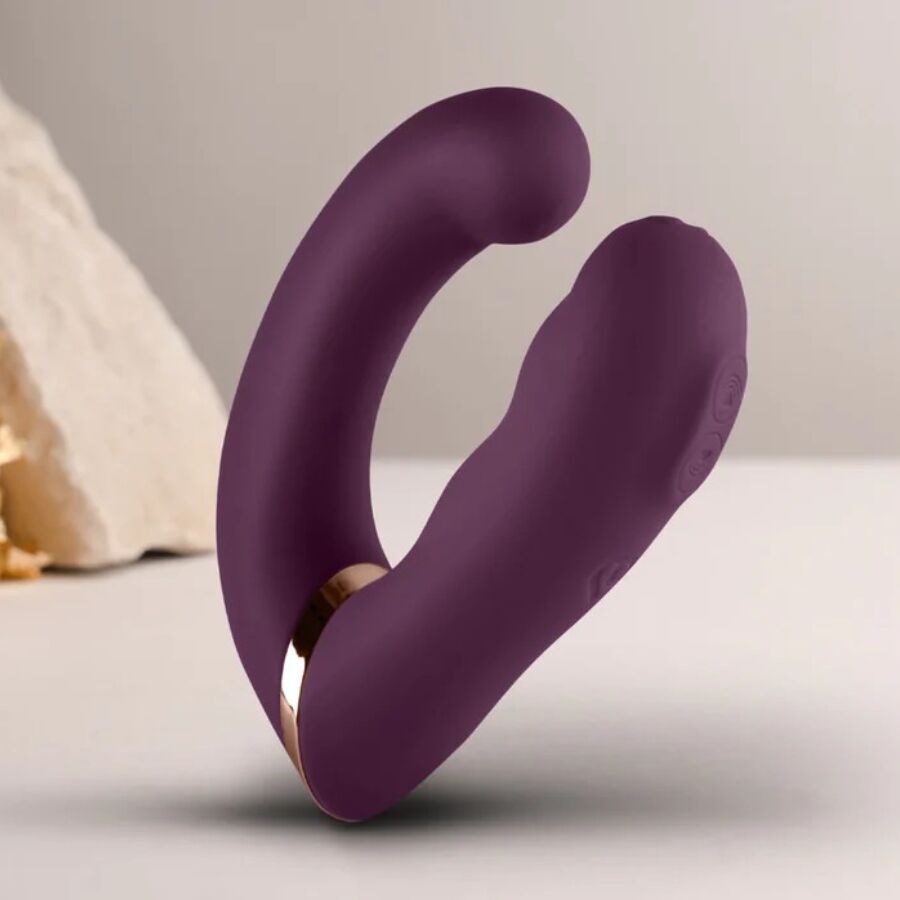 Vibromasseur Double Gemini Clitoris Point G Flexible 10 Modes IPX7 - Rocks-Off