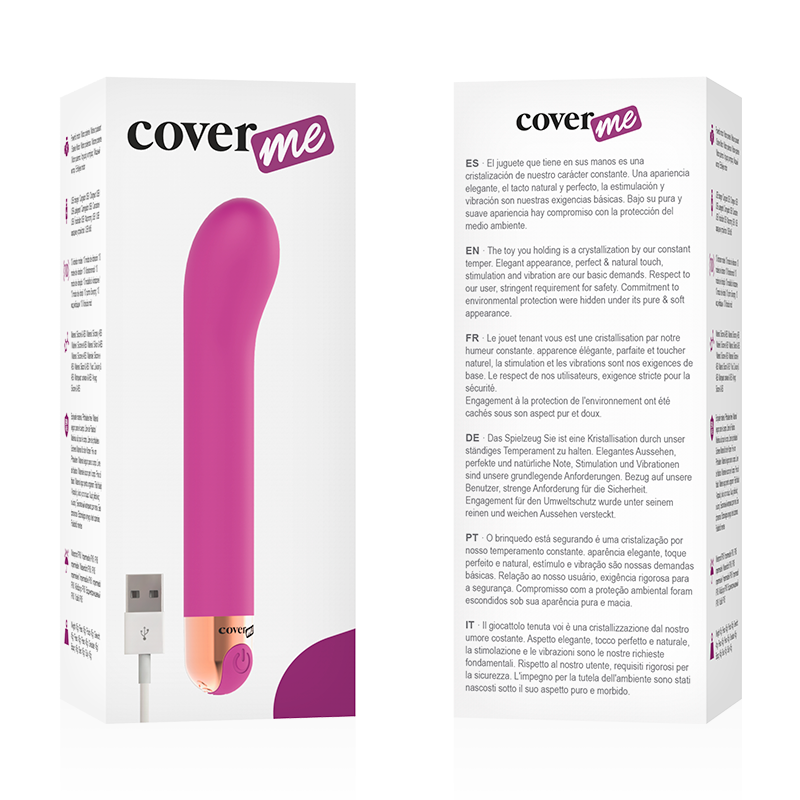 Vibromasseur Point G 10 Vitesses Rechargeable IPX7 Silicone - Coverme