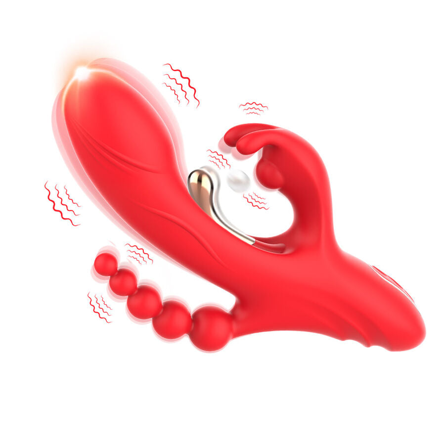Vibromasseur Point G et Clitoris Double Stimulation 18 Modes Rechargeable - Armony