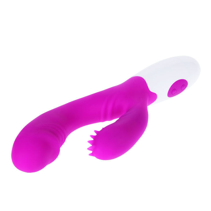 Vibromasseur Rabbit Andr Double Stimulation 7 Modes Silicone - Pretty Love