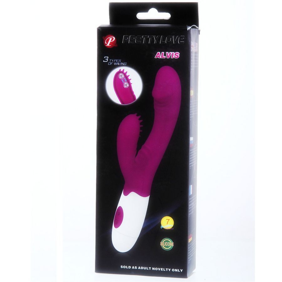 Vibromasseur Rabbit Andr Double Stimulation 7 Modes Silicone - Pretty Love
