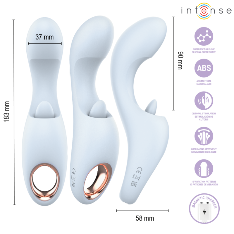 Vibromasseur Rabbit Anya Double Stimulation Mouvement Circulaire IPX7 - Intense