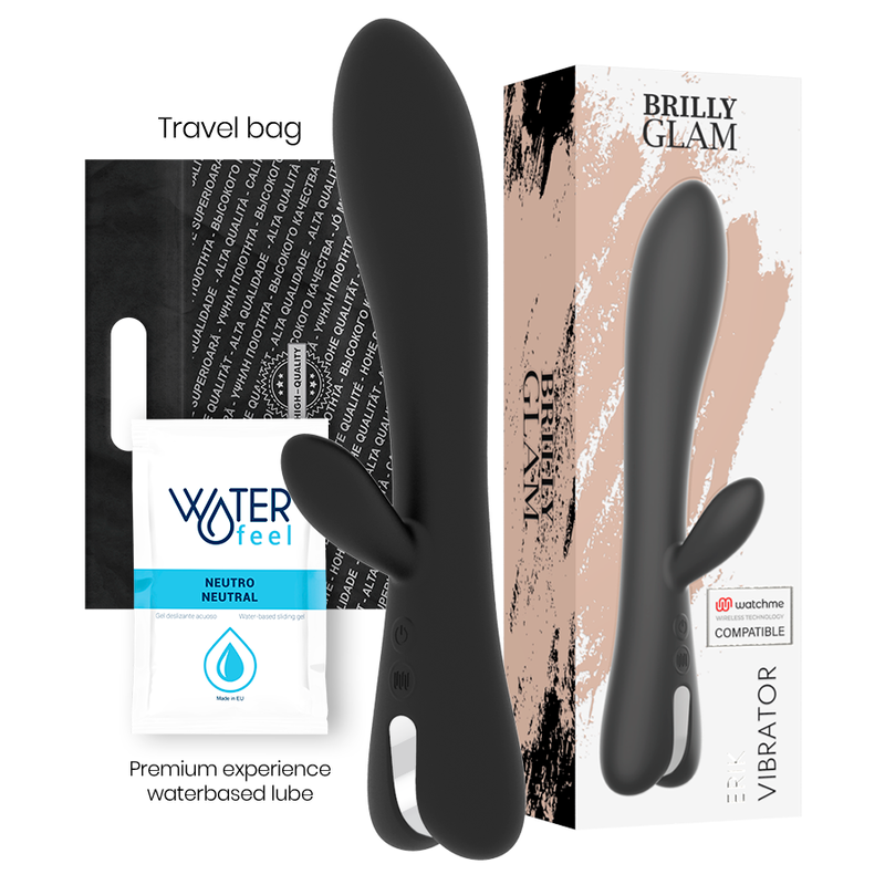 Vibromasseur Rabbit Erik Watchme Connecté 10 Vibrations Rechargeable - Brilly Glam
