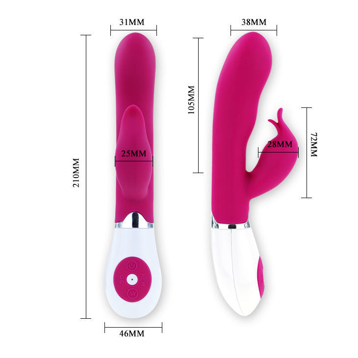 Vibromasseur Rabbit Felix Flirtation 30 Vibrations Submersible - Pretty Love