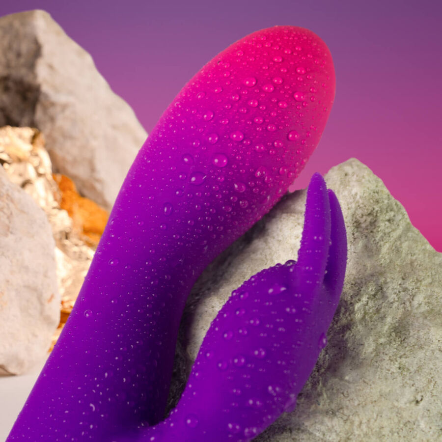 Vibromasseur Rabbit Glo-Girl Double Moteur 10 Modes IPX7 - Rocks-Off