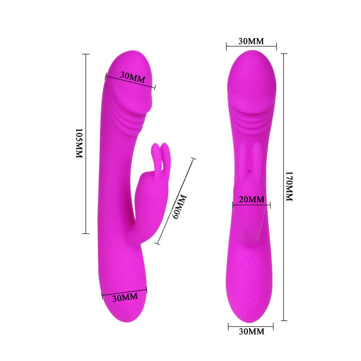 Vibromasseur Rabbit Hunter 30 Modes 2 Moteurs Rechargeable - Pretty Love