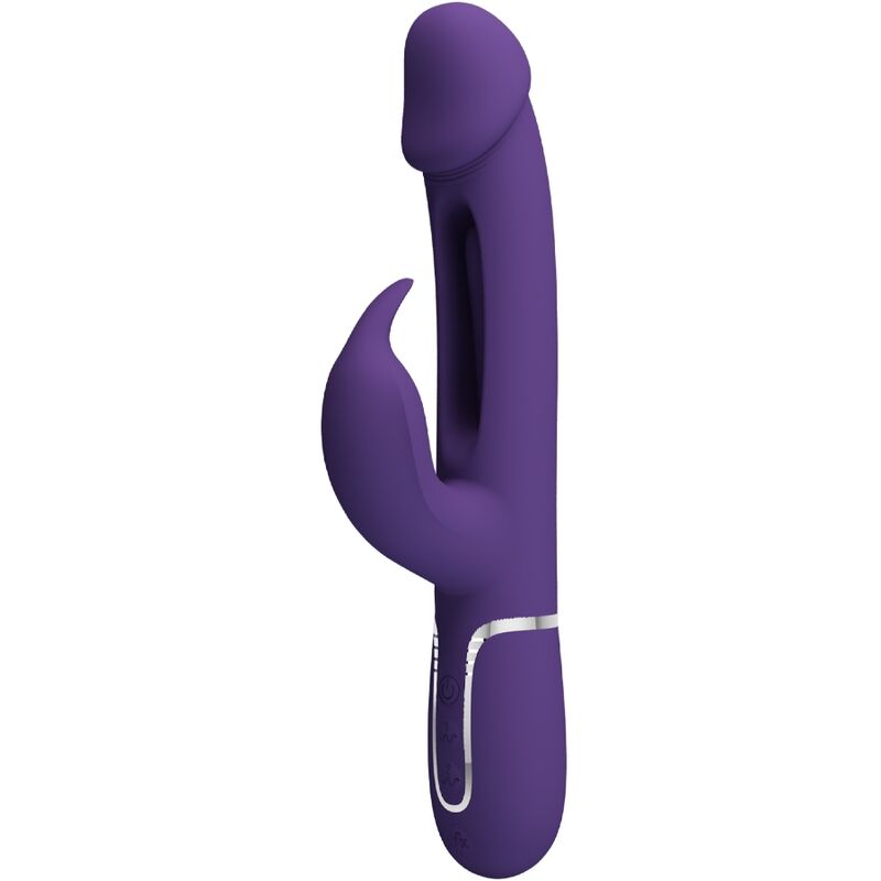 Vibromasseur Rabbit Kampas Langue Oscillante Bouton Climax Rechargeable - Pretty Love