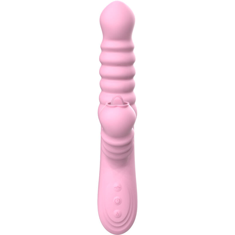 Vibromasseur Rabbit Langue Stimulante Chauffant 20 Modes Rotation - Armony