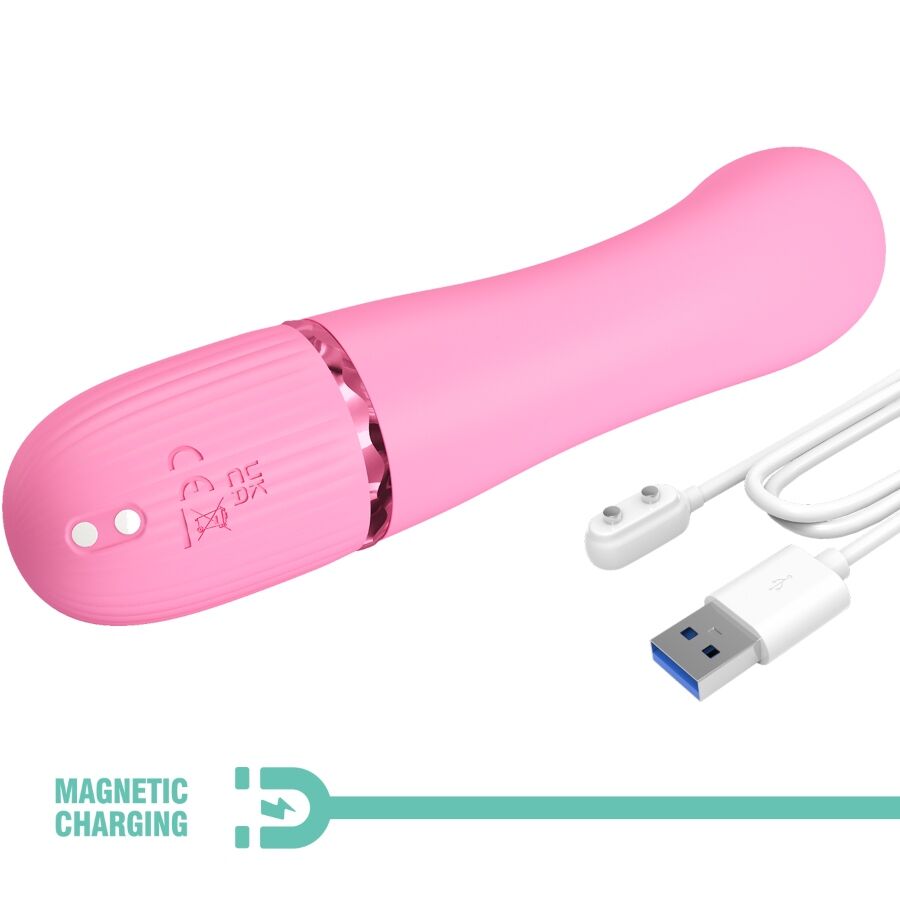 Vibromasseur Rabbit Marski Point G Silicone 10 Modes Rechargeable - Pretty Love