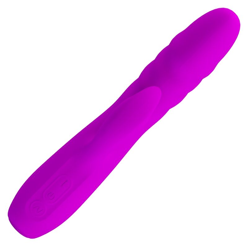 Vibromasseur Rabbit Melanie Rotation Poussée 12 Vibrations Rechargeable - Pretty Love
