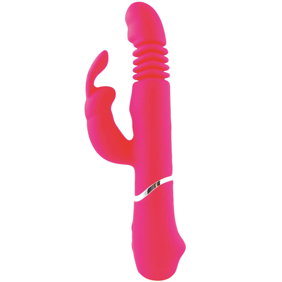 Vibromasseur Rabbit Missouri Silicone Mouvement Va-et-Vient 3 Moteurs - Arcwave
