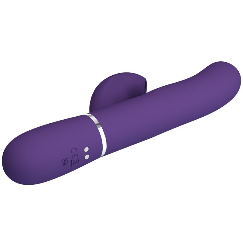 Vibromasseur Rabbit Perlita 3-en-1 Multifonction 7 Modes Rechargeable - Pretty Love