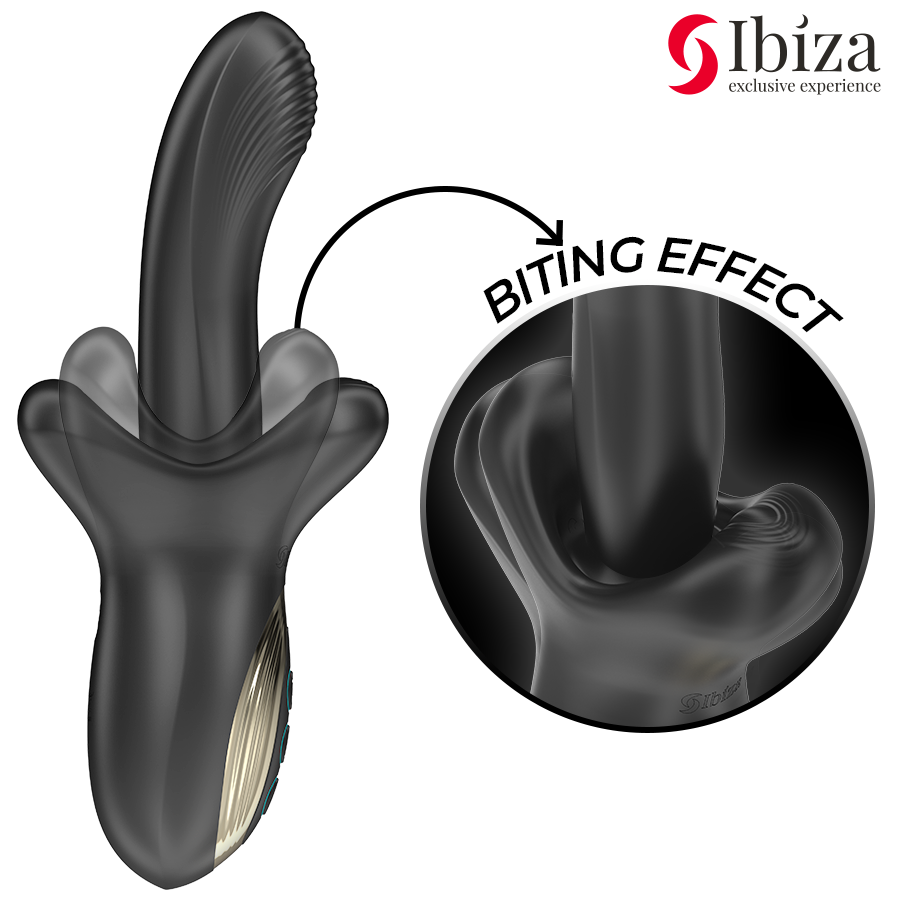 Vibromasseur Rabbit Rotatif Poussée et Succion 3 Moteurs Rechargeable - Ibiza Technology