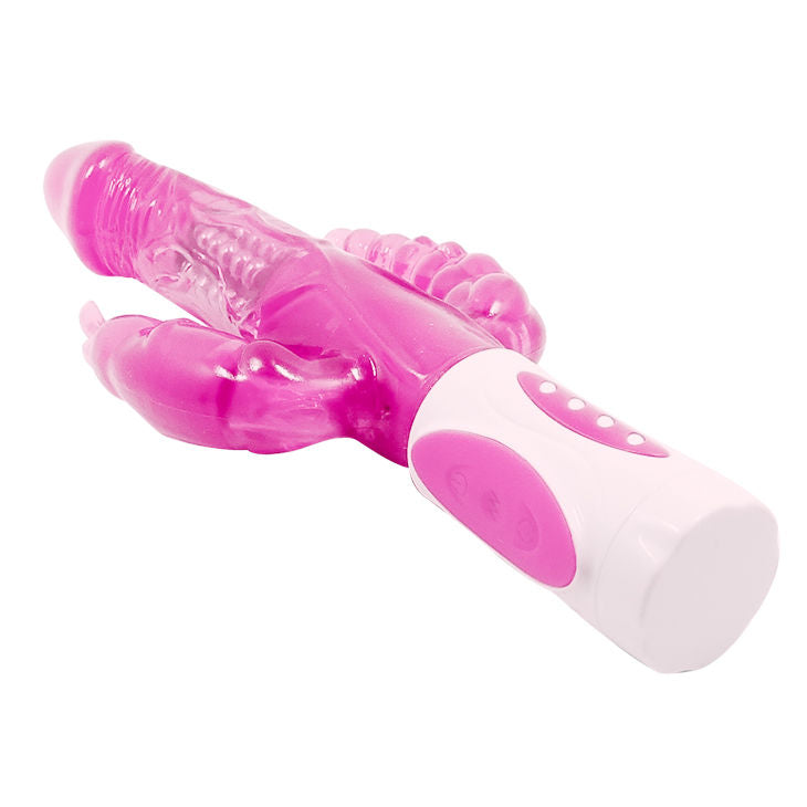 Vibromasseur Rabbit Rotatif Pretty Bunny 3 Moteurs 12 Vibrations - Baile