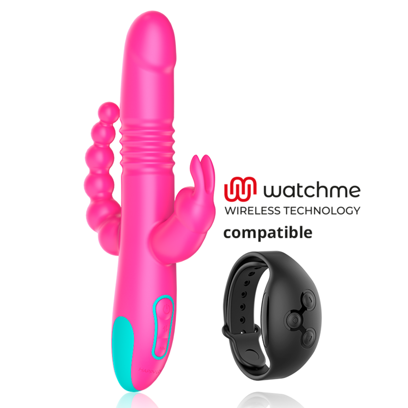 Vibromasseur Rabbit Triple Stimulation Donald WatchMe Propulseur - Happy Loky