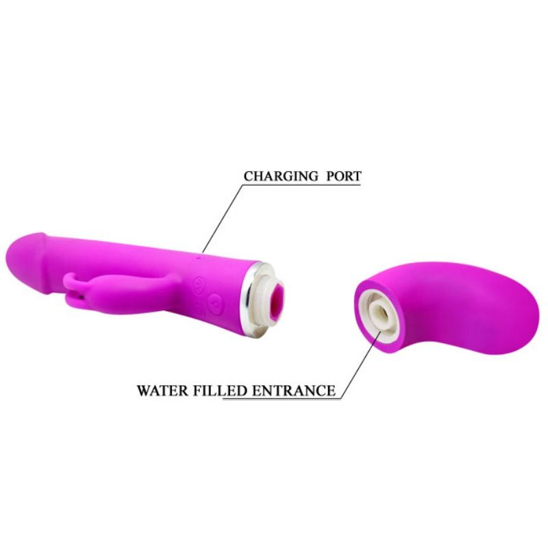 Vibromasseur Squirt Henry Double Stimulation 12 Modes Rechargeable - Pretty Love