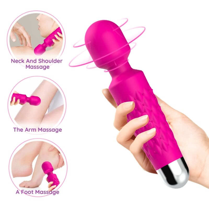 Vibromasseur Wand Postman - Tête Super Flexible 9 Modes - Armony