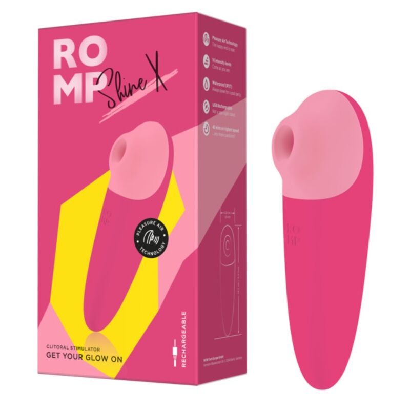 Vibromasseur Wand Shine X Tête Flexible 10 Niveaux Étanche - Romp